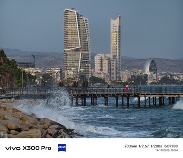 Vivo X300 Pro 200 mm con teleconvertidor.