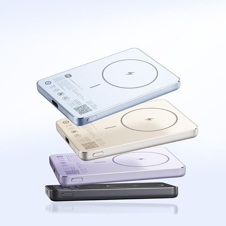 La Xiaomi Magnetic Ultra-thin Power Bank 5000 7.5W. (Fuente de imagen: Xiaomi)