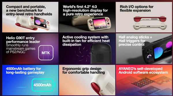 Especificaciones clave del Ayaneo Pocket Air mini. (Fuente de la imagen: Ayaneo)