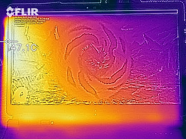 Desarrollo de calor bajo carga - arriba