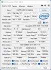 GPU-Z Gráficos Intel Iris Xe G7 80EUs