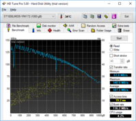 HD Tune - almacenamiento secundario