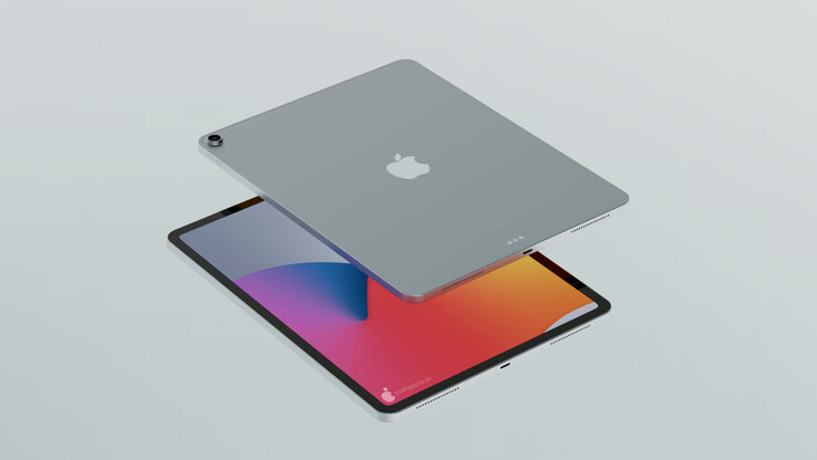 Renders de cómo se espera que se vea el iPad Air 4. (Imagen: SvetApple)