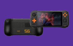 Por el momento no está claro cuándo estará disponible el Powkiddy K56. (Fuente de la imagen: vía Retro Handhelds)