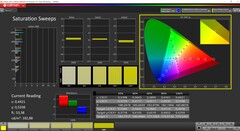 Calibración de la escala de grises CalMAN (espacio de color objetivo P3)