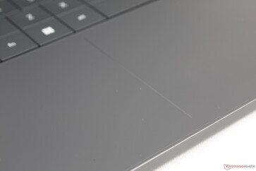 Ahora hay contornos visuales a lo largo de los bordes del clickpad