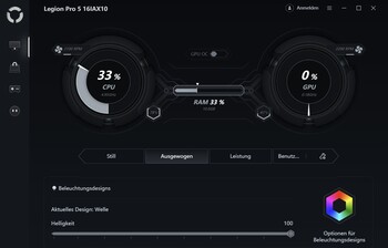 Modos de rendimiento en Lenovo LegionSpace
