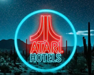 Una captura de pantalla del logotipo de Atari Hotels (fuente de la imagen: Atari Hotels)