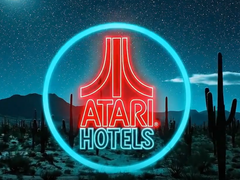 Una captura de pantalla del logotipo de Atari Hotels (fuente de la imagen: Atari Hotels)