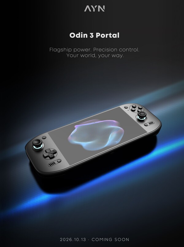 La Ayn Odin 3 Portal tiene un diseño similar al de la Odin 2 Portal.