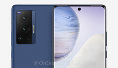 El Vivo X70 Pro tiene una pantalla de 6,5 pulgadas y cámaras de la marca Zeiss. (Fuente de la imagen: OnLeaks y 91Mobiles)