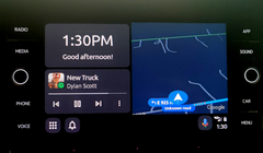 Android Auto y su &quot;Coolwalk UI&quot;. (Fuente de la imagen: u/RegionRat91)