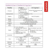 Especificaciones del ThinkPad X 2023