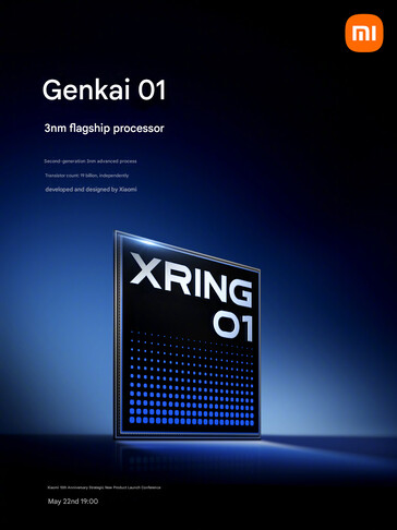 Xiaomi Xring O1 teaser de lanzamiento (Fuente de la imagen: Xiaomi - machine translated)