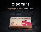 La serie 12 de Xiaomi será uno de los primeros smartphones del mundo en ejecutar el nuevo chipset Snapdragon 8 Gen 1