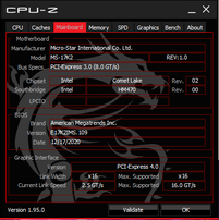 Versión de la BIOS del MSI GE76 Raider 10UH