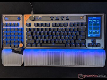 Teclado Command KB7 con teclado numérico Command KP7.