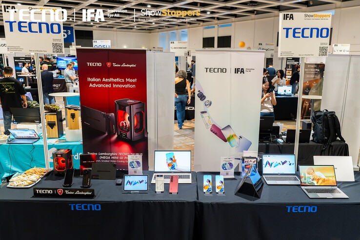Tecno presenta sus últimos dispositivos en el IFA ShowStoppers 2026