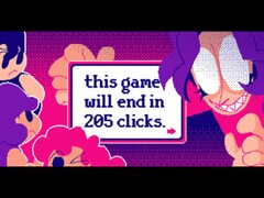 Este juego terminará en 205 clics salió a la venta en Steam el 5 de agosto y se puede jugar de forma totalmente gratuita. (Fuente de la imagen: Steam)