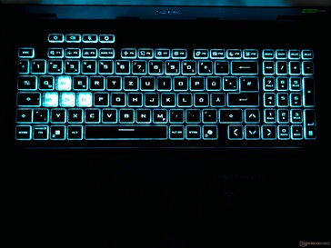 Iluminación del teclado