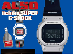 En la imagen, el póster filtrado que muestra el próximo reloj Casio y el texto promocional, sobre un fondo azul. (Fuente de la imagen: @geesgshock en Instagram)