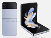 El Galaxy Z Flip4 se lanzará en múltiples colores, no sólo los cuatro que se muestran a continuación. (Fuente de la imagen: @OnLeaks y GizNext)