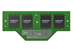 60% más pequeños que los módulos SO-DIMM normales (Fuente de la imagen: Samsung)