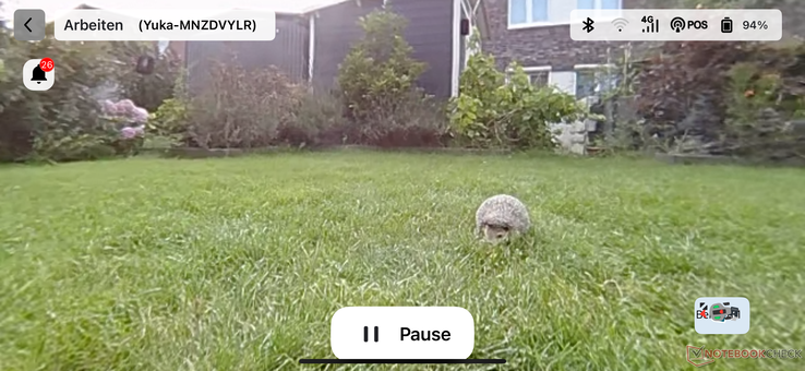También es posible ver el jardín a distancia mediante vídeo en directo