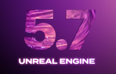 Un banner que muestra el anuncio de Unreal Engine 5 por parte de Epic (fuente de la imagen: Epic Games)