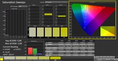 CalMAN: Saturación del color (calibración)