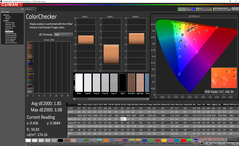 ColorChecker antes de la calibración