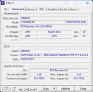 Placa base CPU-Z