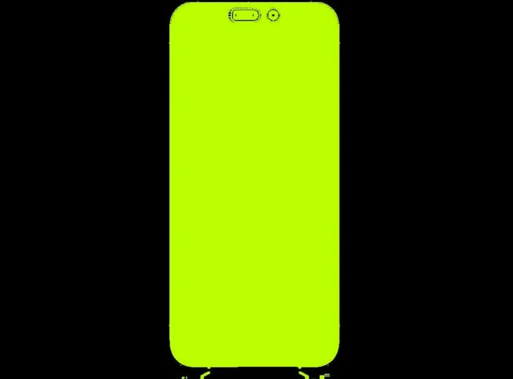 Supuesto diseño del iPhone 14 Pro o iPhone 14 Pro Max. (Fuente de la imagen vía 9To5Mac)