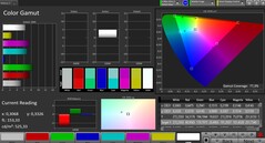 CalMAN espacio de color  AdobeRGB