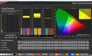 ColorChecker (Perfil: Pro | Estándar, espacio de color de destino: sRGB)