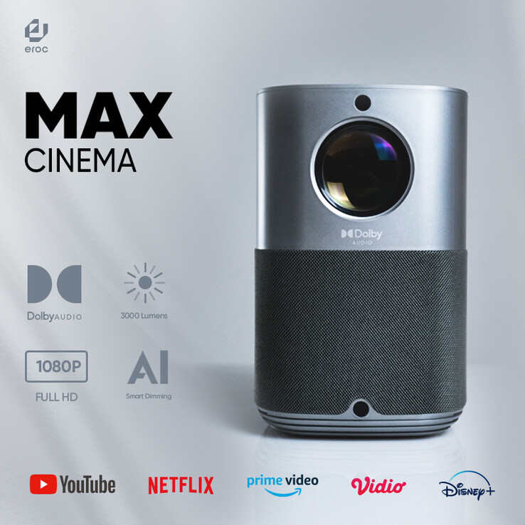 El proyector EROC MAX. (Fuente de la imagen: EROC)