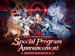 Imagen promocional del programa especial de la versión 7.1 de Genshin Impact.