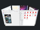 El efecto cubo en la vista general del escritorio vuelve con Plasma 6 (fuente: KDE)