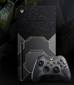 Microsoft ha lanzado la primera edición limitada de la consola Xbox Series X y está ambientada en Halo. (Imagen: Microsoft)