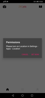 La mayoría de las funciones de la aplicación no funcionarán sin el acceso a la ubicación
