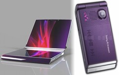 Un dispositivo compacto plegable Sony Xperia podría recuperar elementos de diseño de teléfonos como el Sony Ericsson W380. (Fuente de la imagen: TechConfigurations/PhoneArena - editado)