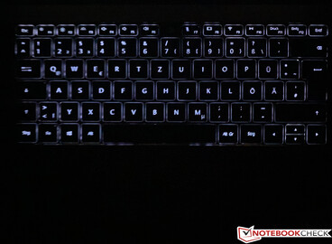 Iluminación del teclado