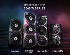 Estas tarjetas RTX 3060 Ti de MSI pronto se unirán a las SKU de la marca MINER. (Fuente de la imagen: MSI)