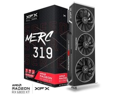 XFX Speedster MERC319 AMD Radeon RX 6800 XT NEGRO ahora oficial (Fuente: XFX USA)