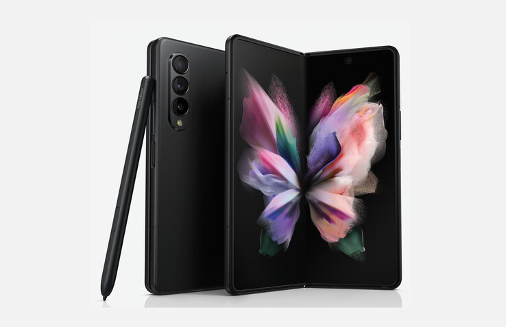 El Galaxy Z Fold 3 se parece a su predecesor desde el interior. (Fuente de la imagen: Evan Blass)