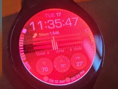 Galaxy Watch4: Esto no es el modo nocturno, sino el principio del fin. (Fuente de la imagen: Reddit)