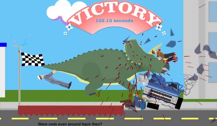 Happy Wheels ofrece a los jugadores acceso a más de cinco millones de niveles creados por los usuarios, que van desde pistas de obstáculos hasta creaciones de la comunidad considerablemente más extrañas.