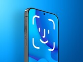 concepto de iPhone con Face ID bajo la pantalla. (Fuente de la imagen: MacRumors)