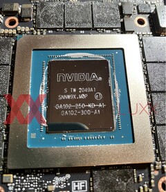 NVIDIA RTX 3090 con la matriz GA102-250 reutilizada como GA102-300. (Fuente de la imagen: Hardwareluxx)