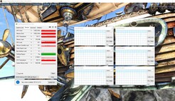 Información del sistema durante un benchmark Heaven 4.0